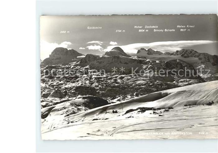 Dachstein Gebirge Blick vom Krippenstein