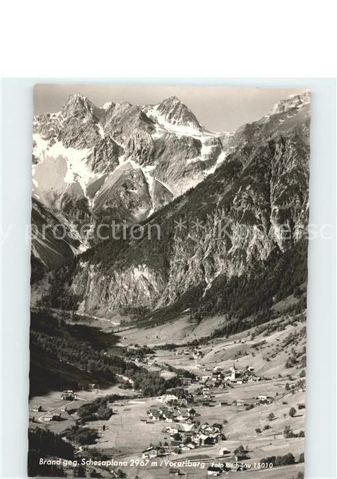 Brand Bludenz mit Schesaplana Panorama