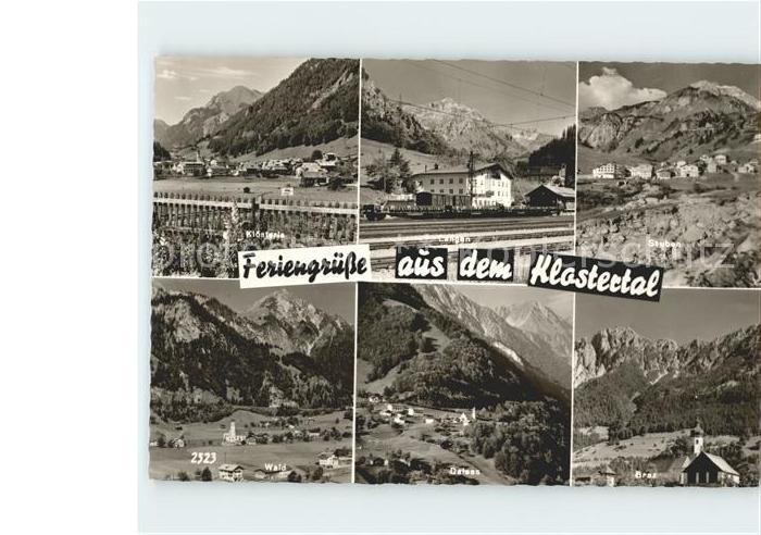 Kloesterle Vorarlberg mit Langen Stuben Wald Dalaas Braz