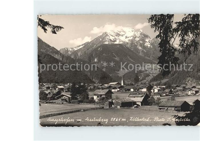 Mayrhofen Zillertal mit Gruenberg