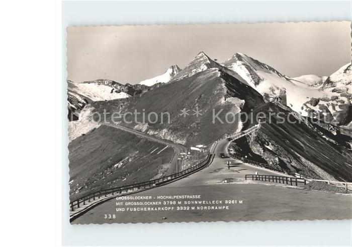 Grossglockner Hochalpenstrasse Sonnwelleck Fuscherkarkopf Nordrampe