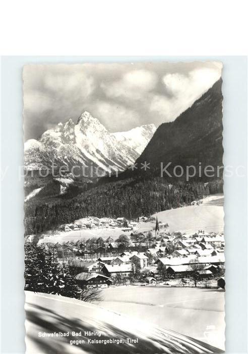 Bad Haering Tirol mit Kaisergebirge