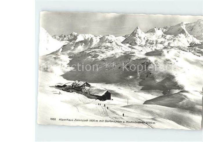 Zeinisjochhaus mit Gorfenspitze und Hochnörderer