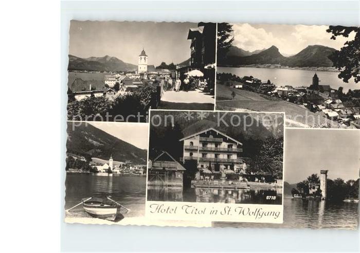 St Wolfgang Wolfgangsee Panorama Teilansichten