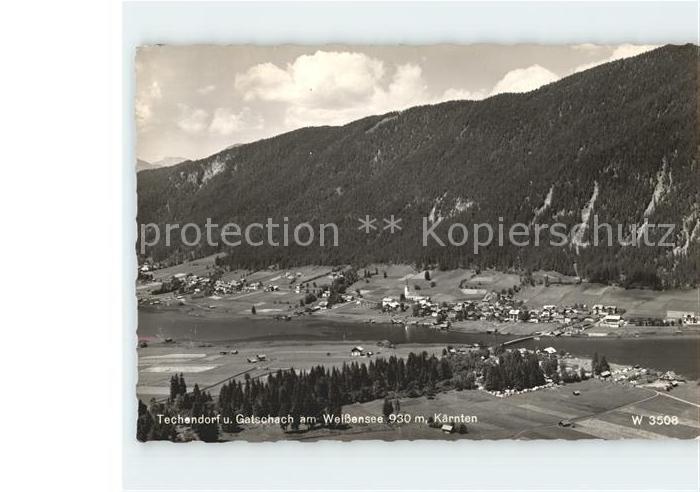 Techendorf Weissensee mit Gatschach Panorama