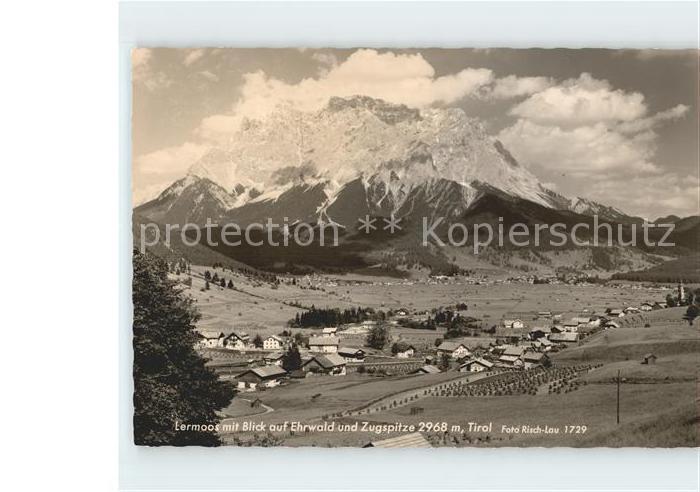 Lermoos Tirol mit Ehrwald und Zugspitze
