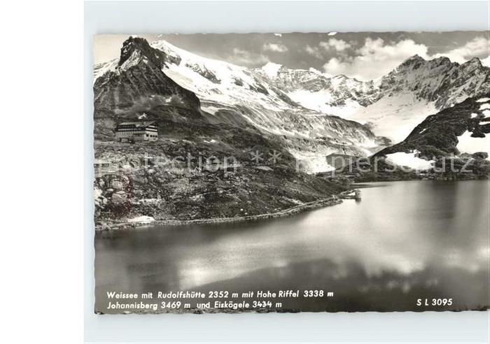 Uttendorf Salzburg Weissee mit Rudolfshütte Hohe Riffel Jo