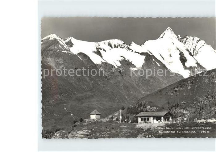 Grossglockner Hochalpenstrasse Tauernrast am Kasereck