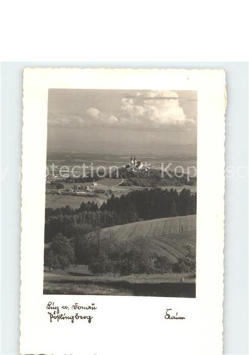Linz Donau mit Pöstlingberg