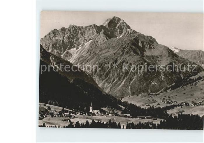 Kleinwalsertal mit Riezlern Hischegg Mittelberg und Widderstein