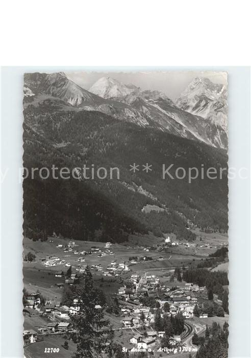 St Anton Arlberg Totalansicht