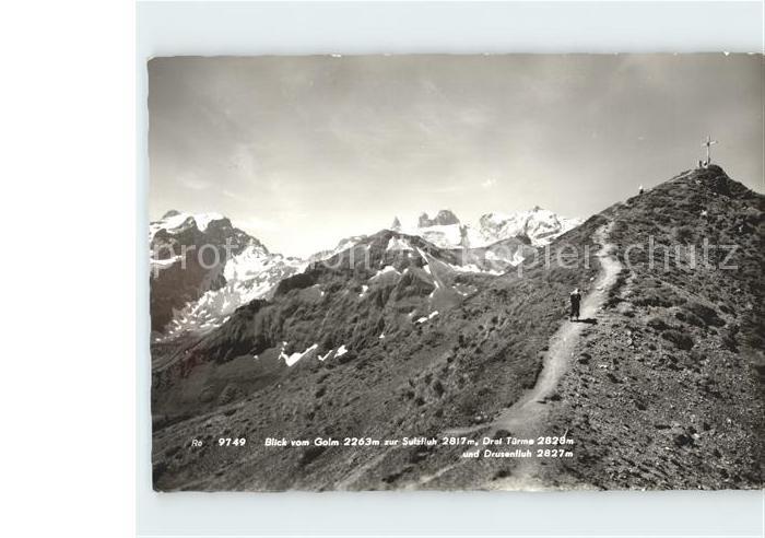 Vorarlberg mit Sulzfluh Drei Tuerme und Drusenfluh