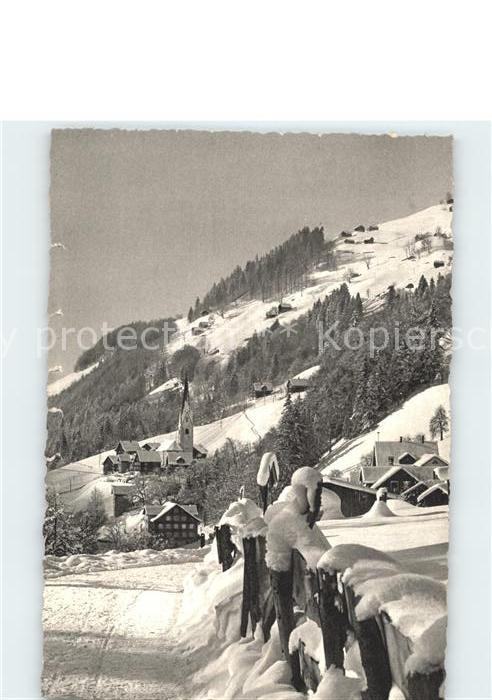 Walsertal Kleinwalsertal Teilansicht