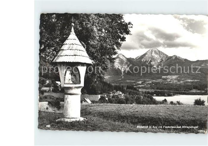 Egg Faakersee Bildstock Mittagskogel