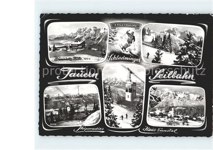 Schladming Obersteiermark Tauern Seilbahn Krummholzhuette Haus Ennstal