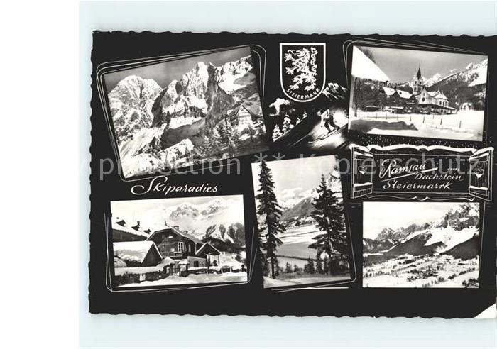 Ramsau Dachstein Steiermark Orts und Teilansichten Panorama