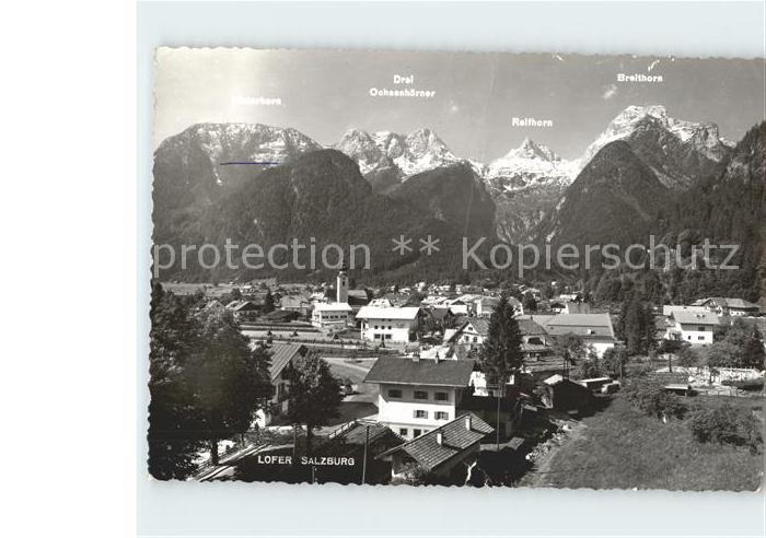 Lofer mit Drei Ochsenhörner Raifhorn Breithor