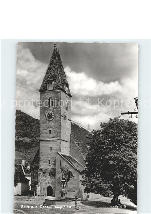 Spitz Donau Kirche Hauptplatz