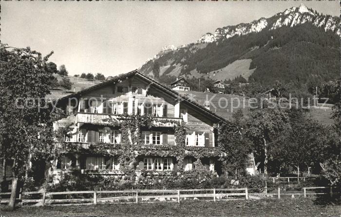 Endorf Sigriswil Haus Alpen