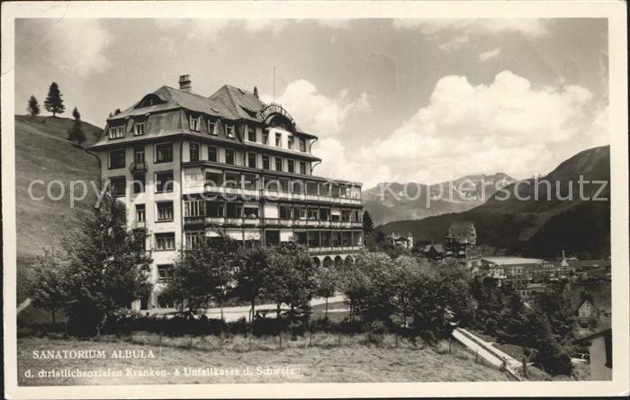 Davos Dorf GR Sanatorium Albula