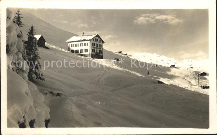 Morissen Berghotel Buendner Winterlandschaft