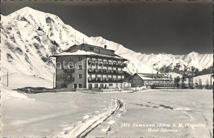 Samnaun Dorf Hotel Silvretta Wintersportplatz