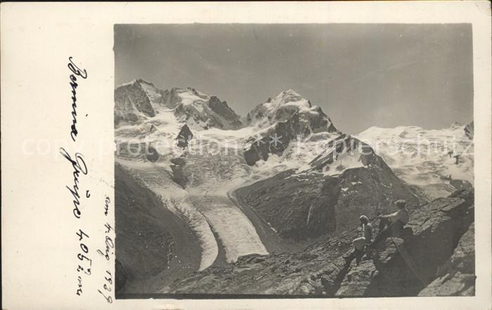 Bernina Gletscher Gebirgspanorama