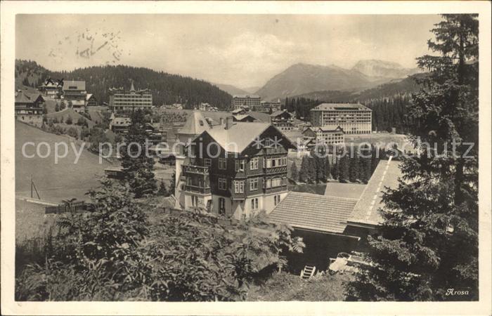 Arosa GR Ansicht mit Hotels