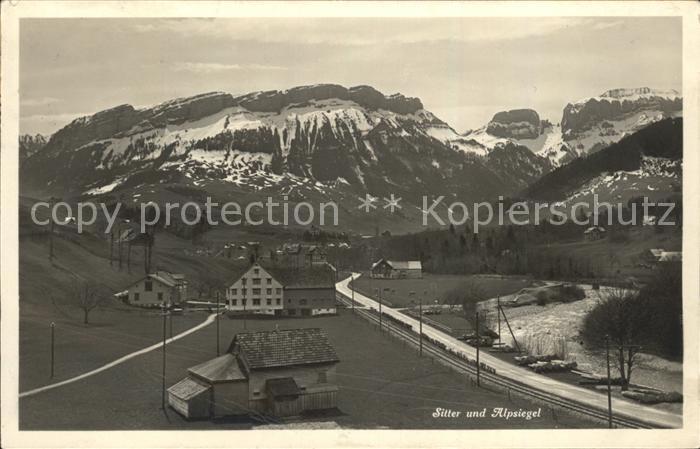 St Gallen SG Sitter und Alpsiegel im Alpstein