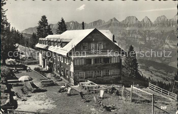 Flums SG Berghotel Schoenhalden Churfirsten Appenzeller Alpen