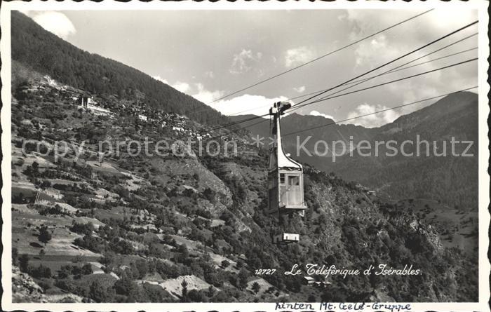 Iserables Le Teleferique Bergbahn