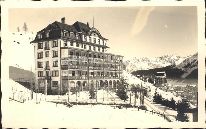 Davos GR Sanatorium Albula Wintersportplatz Alpen