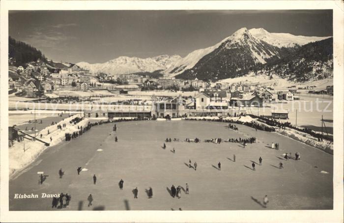 Davos GR Eisbahn Wintersportplatz