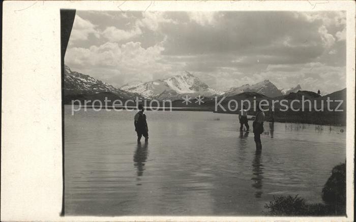 Andeer GR Uferpartie am Fluss Alpen