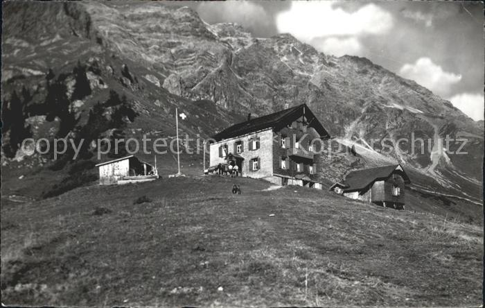 Seewis GR Scesaplanahuette SAC Berghuette Raetikon