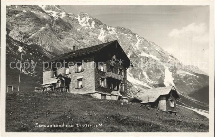 Scesaplana Scesaplanahaus Berghütte SAC Sektion Pf