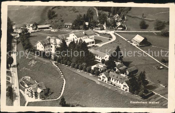 Wattwil Krankenhaus Fliegeraufnahme