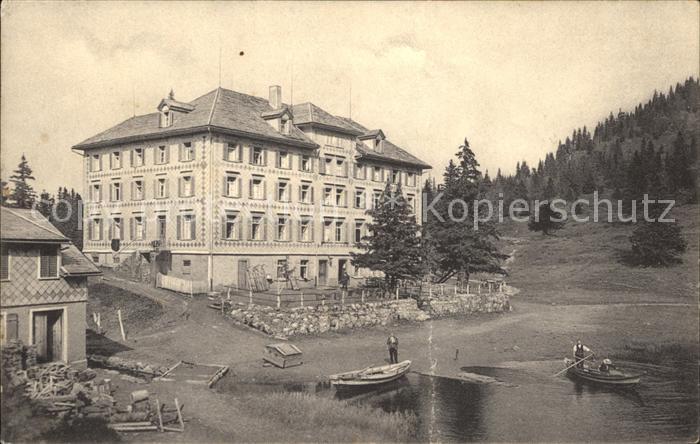 Seebenalp Kurhaus am See Boot