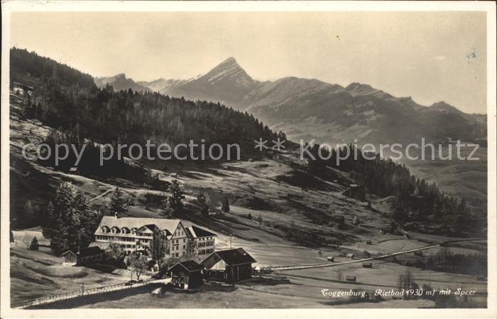 Rietbad Panorama mit Speer Appenzeller Alpen