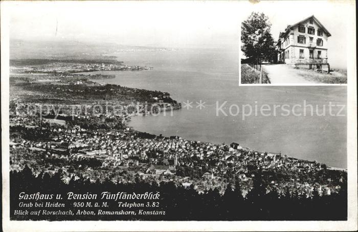 Grub SG Hotel Pension Fuenflaenderblick Bodensee Rorschach Arbon Romanshorn Kons