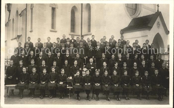 Grabs SG Konfirmation 1929 Gruppenbild