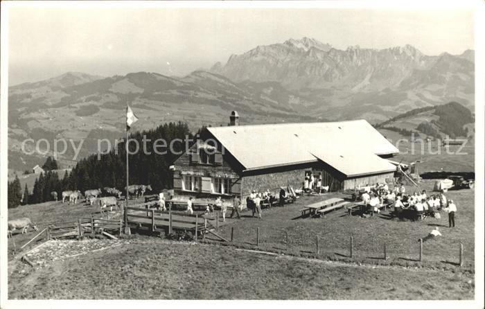 Ebnat-Kappel Oberbaechen Bergrestaurant Alpenpanorama