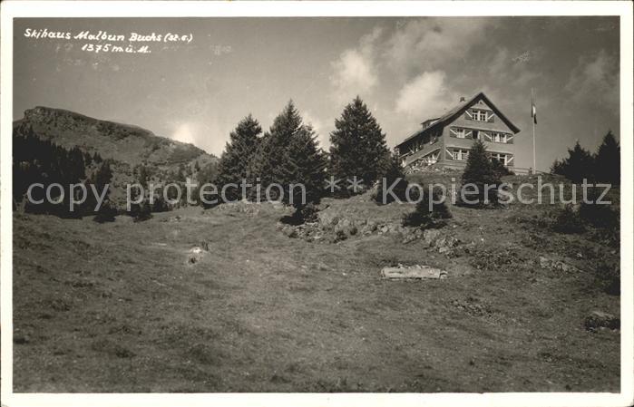 Buchs SG Skihaus Malbun im Sommer