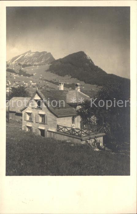 Amden Walensee SG Teilansicht mit Leistkamm