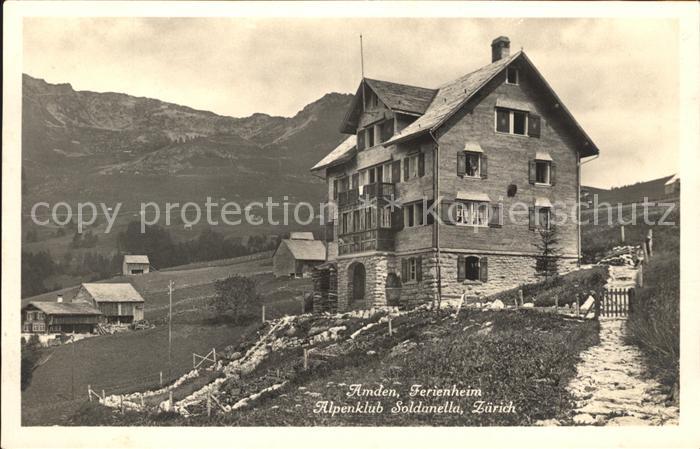 Amden Walensee SG Ferienheim Alpenklub Soldanella Zuerich