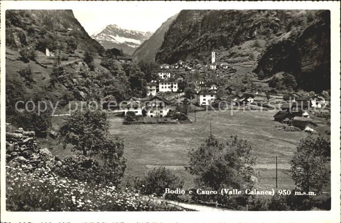Bodio e Cauco Valle Calanca