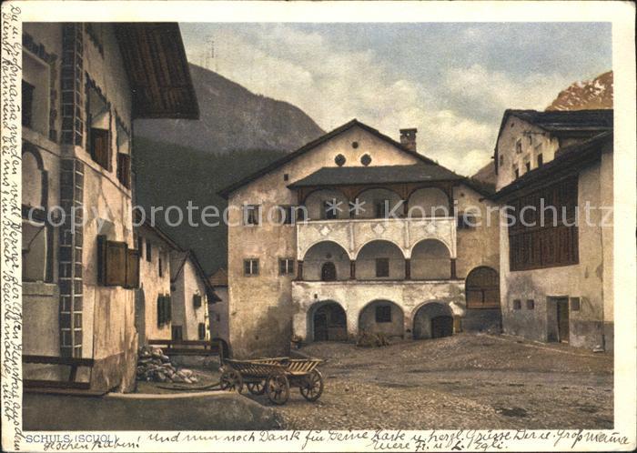 Schuls GR Dorfpartie