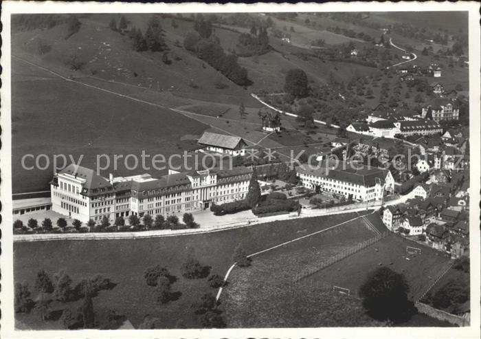 Stans Nidwalden Kollegium St Fidelius Fliegeraufnahme