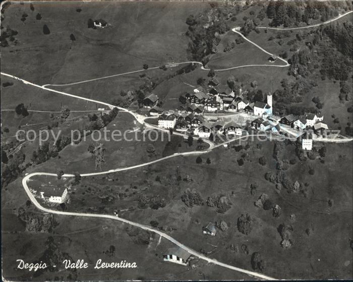 Deggio Valle Leventina Fliegeraufnahme