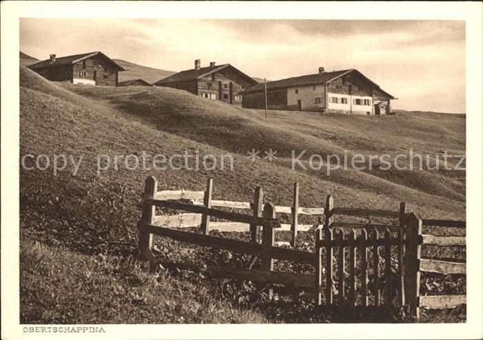 Obertschappina GR Heimatbilder